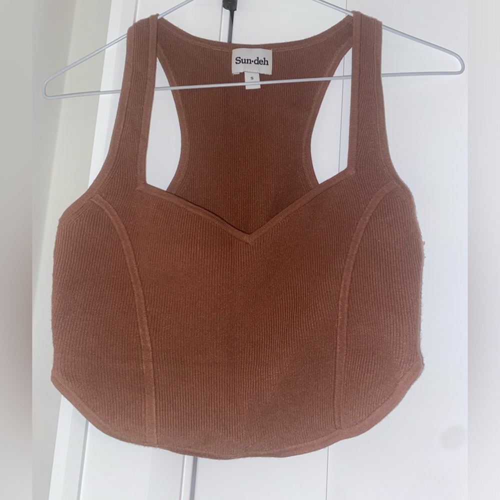 Brown Tank Top